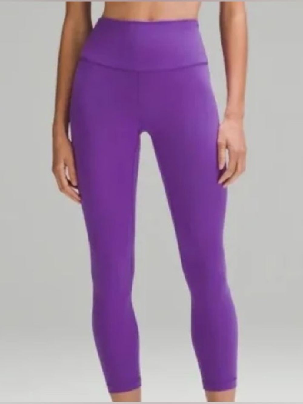 High-Waist Purple Women's Performance Leggings